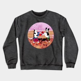 Cat and Dog Crewneck Sweatshirt